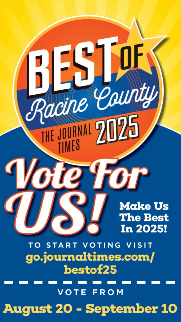 Vote for Cafferty & Scheidegger in best of Racine 2025