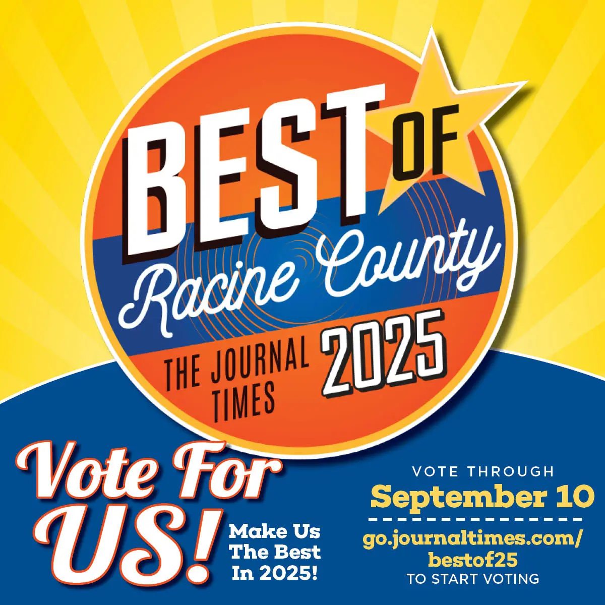 ¡Votado como el mejor de Racine 2025!